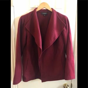 Talbots Wool Red Jacket, Size L, Excellent preowned condition